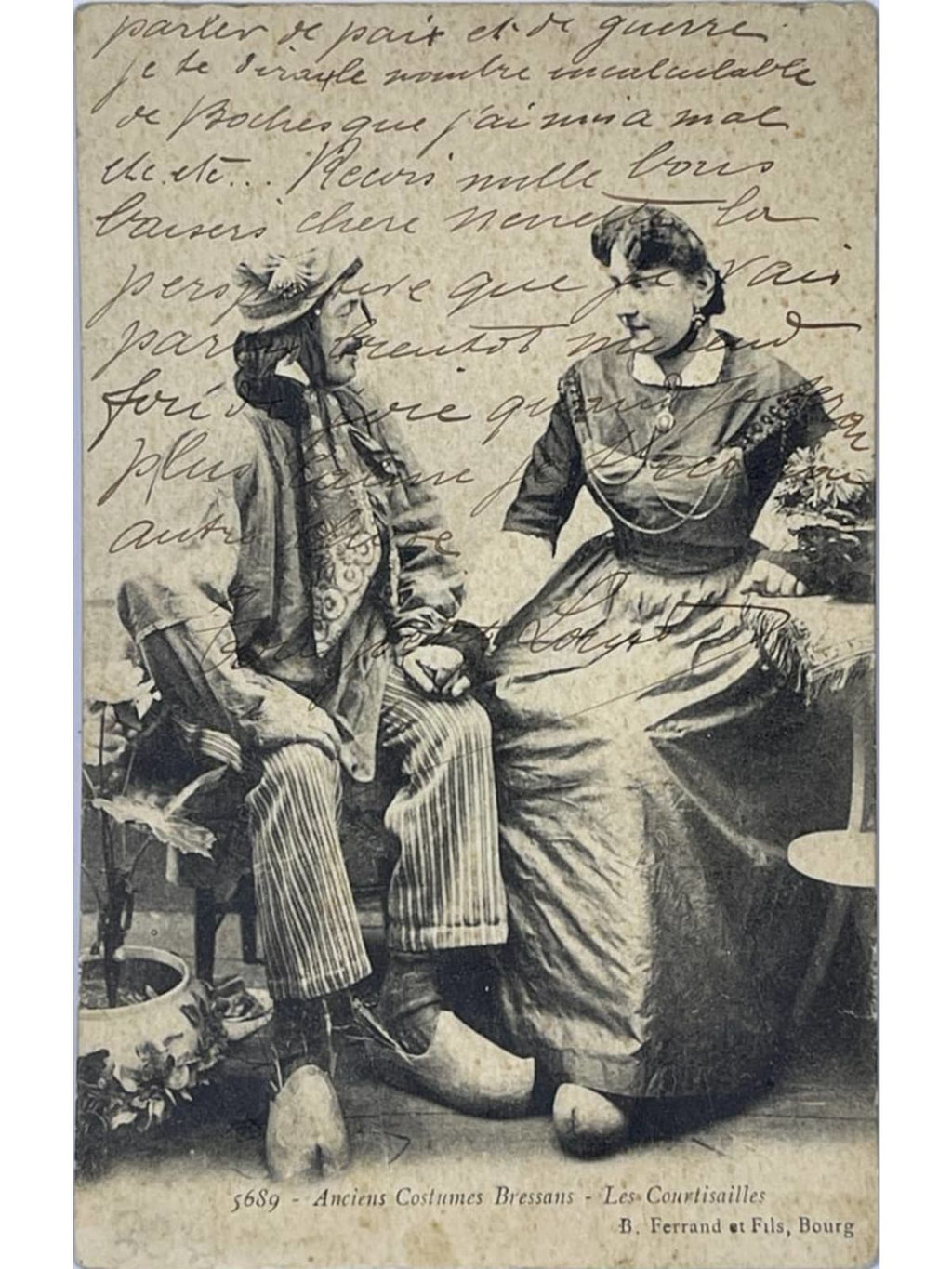 Recto de la carte postale