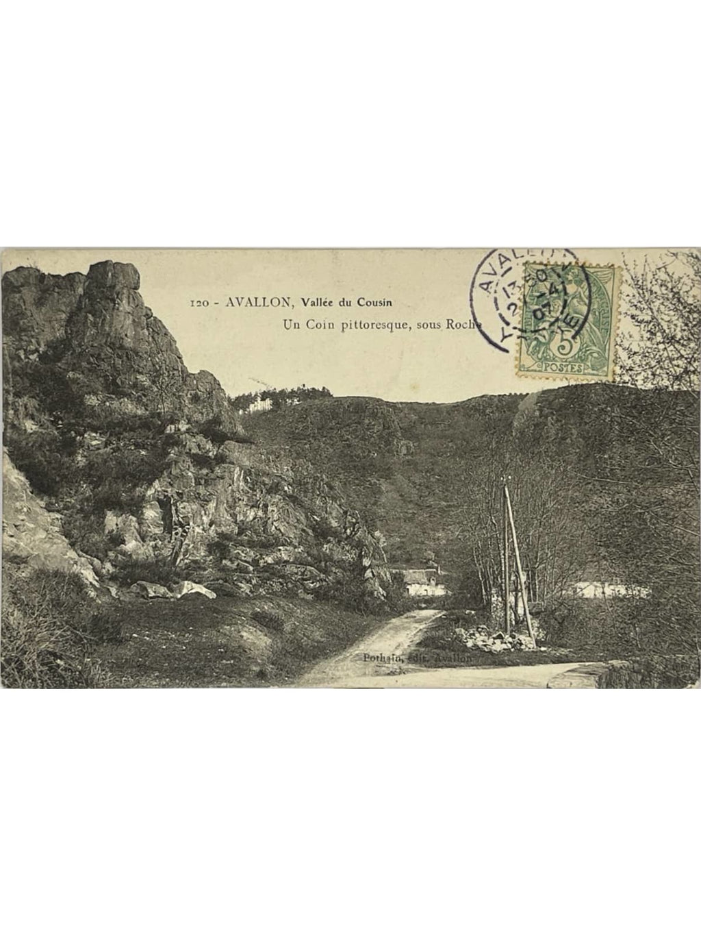 Recto de la carte postale