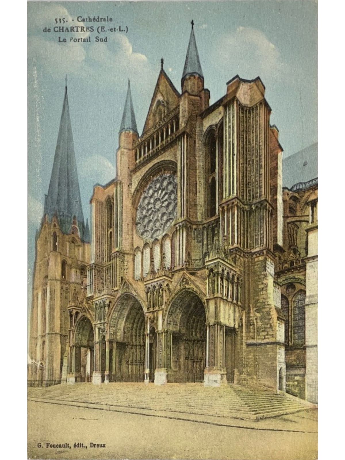 Recto de la carte postale