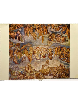 Carte postale – Carona (Tessin) – Église paroissiale, Jugement universel de Domenico Pezzi