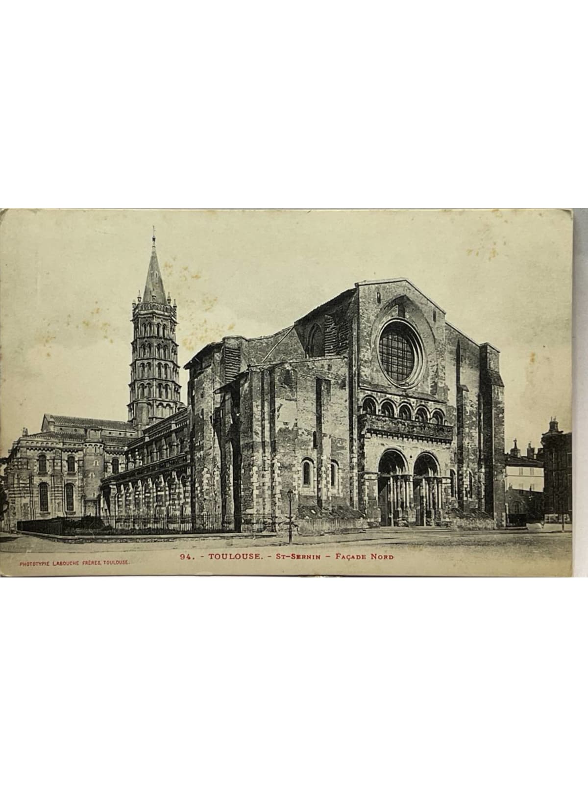 Recto de la carte postale