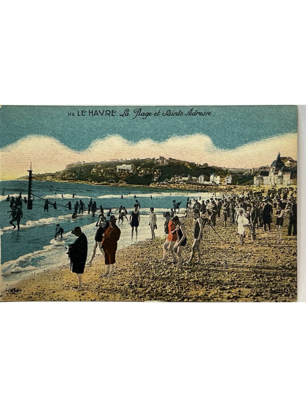 Recto de la carte postale