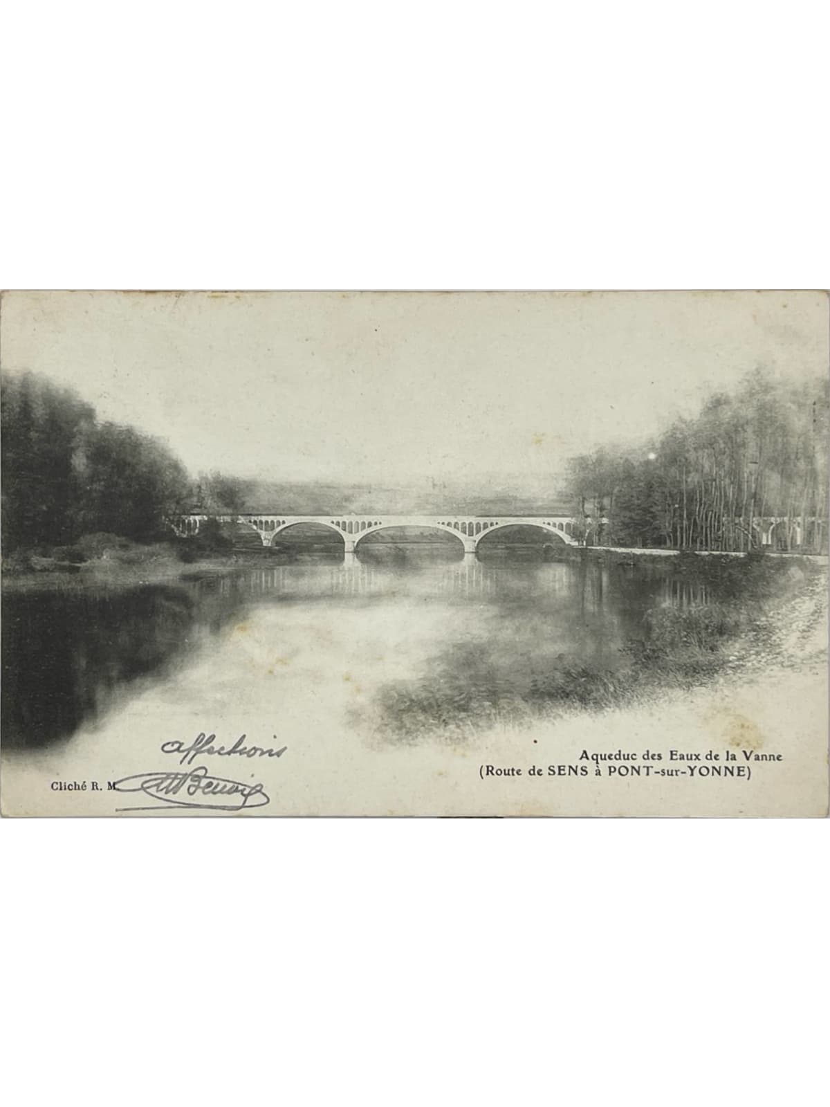 Recto de la carte postale