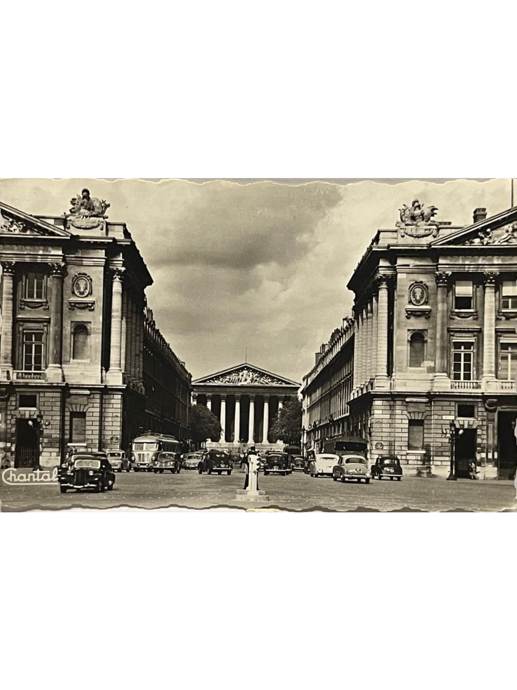 Recto de la carte postale