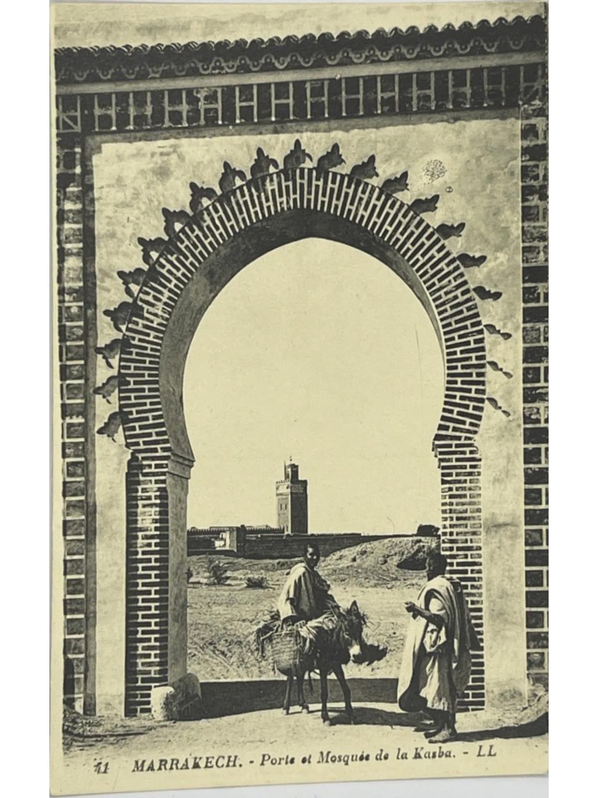 Recto de la carte postale