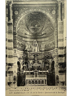 Marseille – Notre-Dame-de-la-Garde, sanctuaire de la basilique – CPA