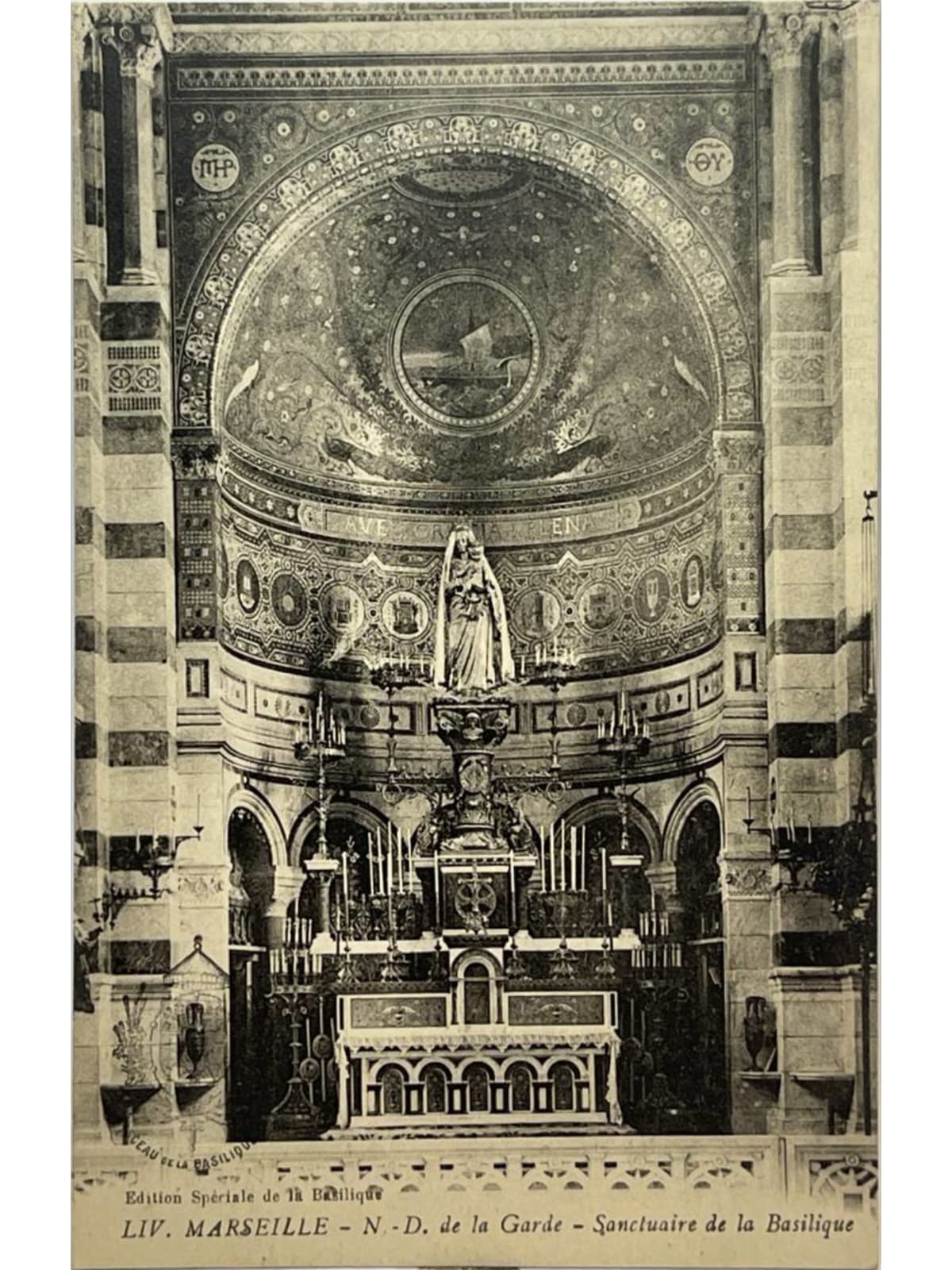 Recto de la carte postale