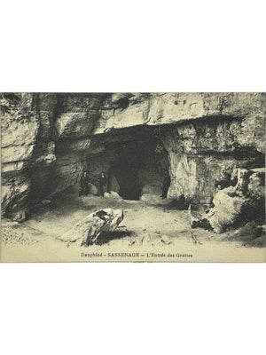 Sassenage (Isère) – Entrée des grottes – CPA 1925