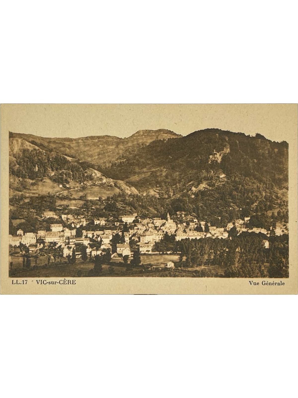 Recto de la carte postale