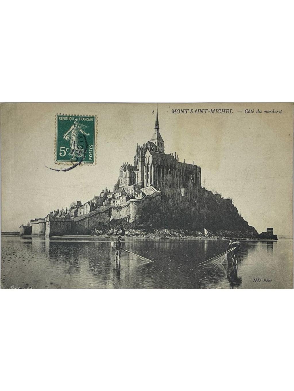 Recto de la carte postale