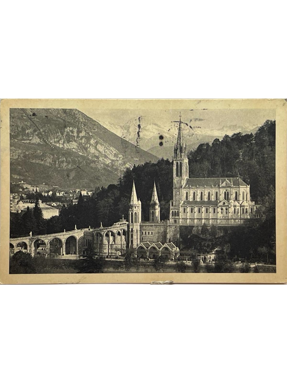 Recto de la carte postale