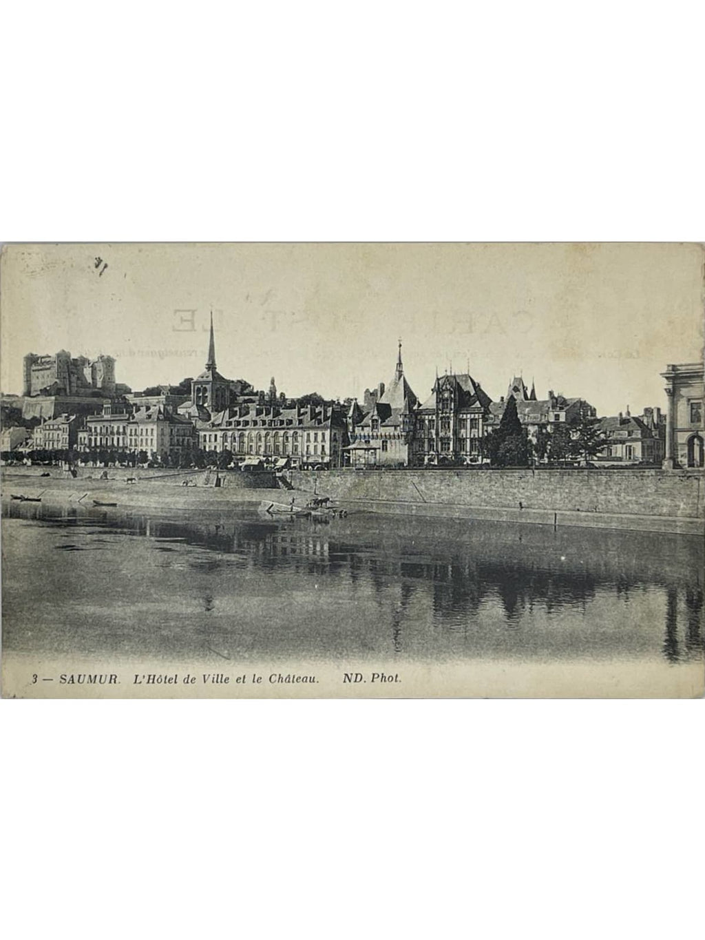 Recto de la carte postale