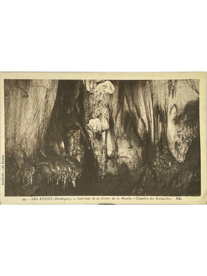 Les Eyzies – Grotte de la Mouthe, chambre des stalactites – CPA n°35