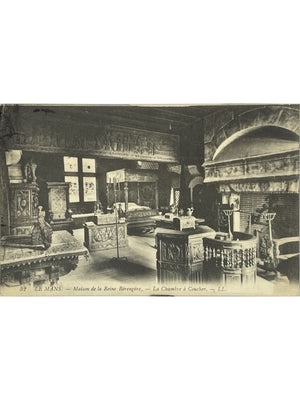 Le Mans – Maison de la Reine Bérengère, chambre à coucher – CPA LL n° 52
