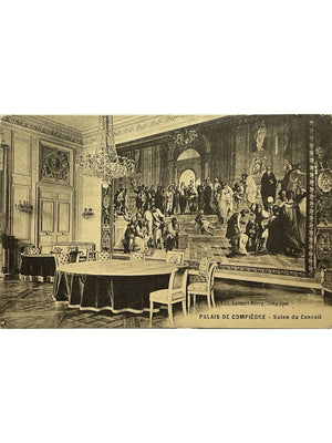 Compiègne – Palais de Compiègne, Salon du Conseil – CPA 1905
