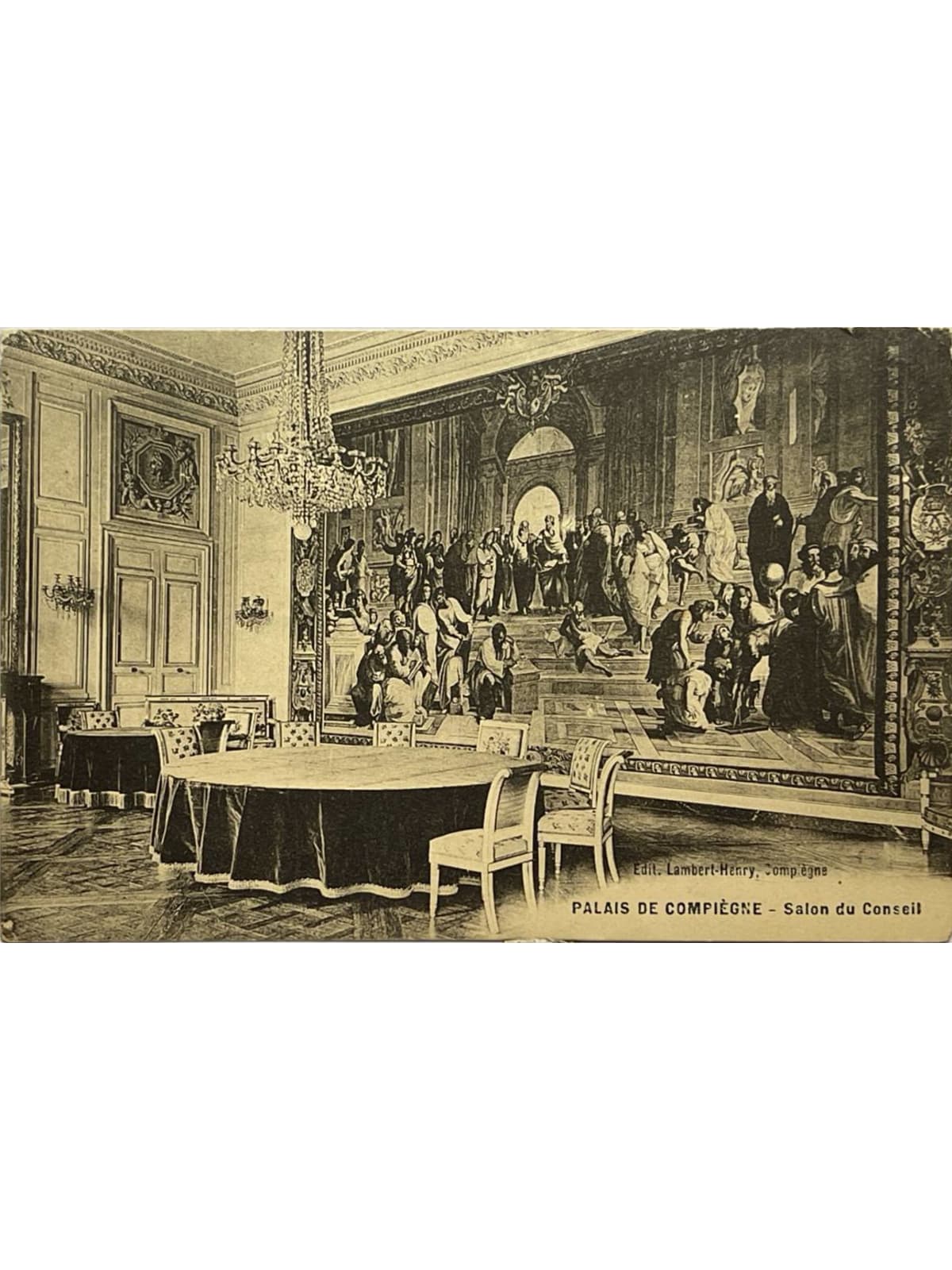 Recto de la carte postale