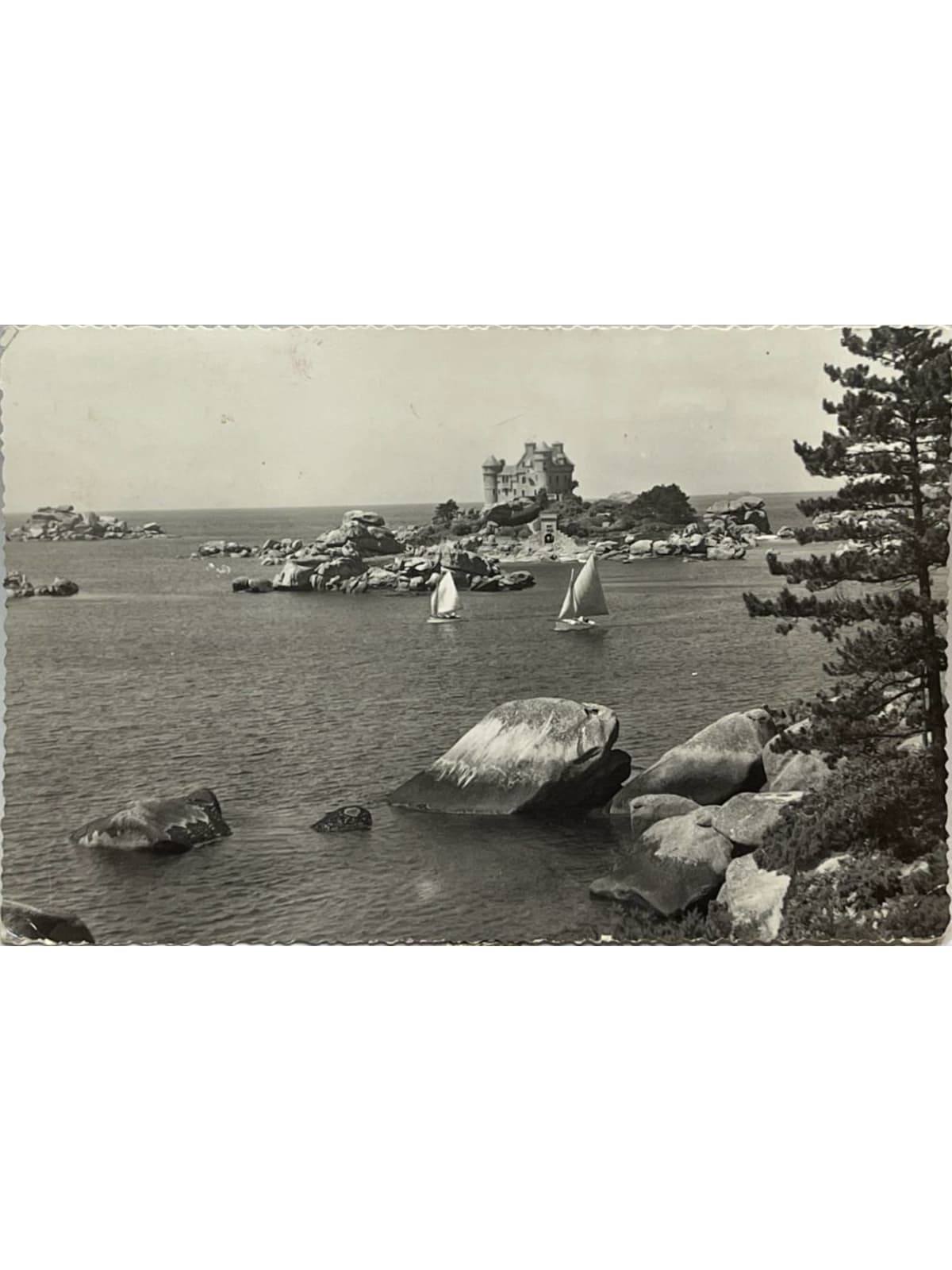 Recto de la carte postale