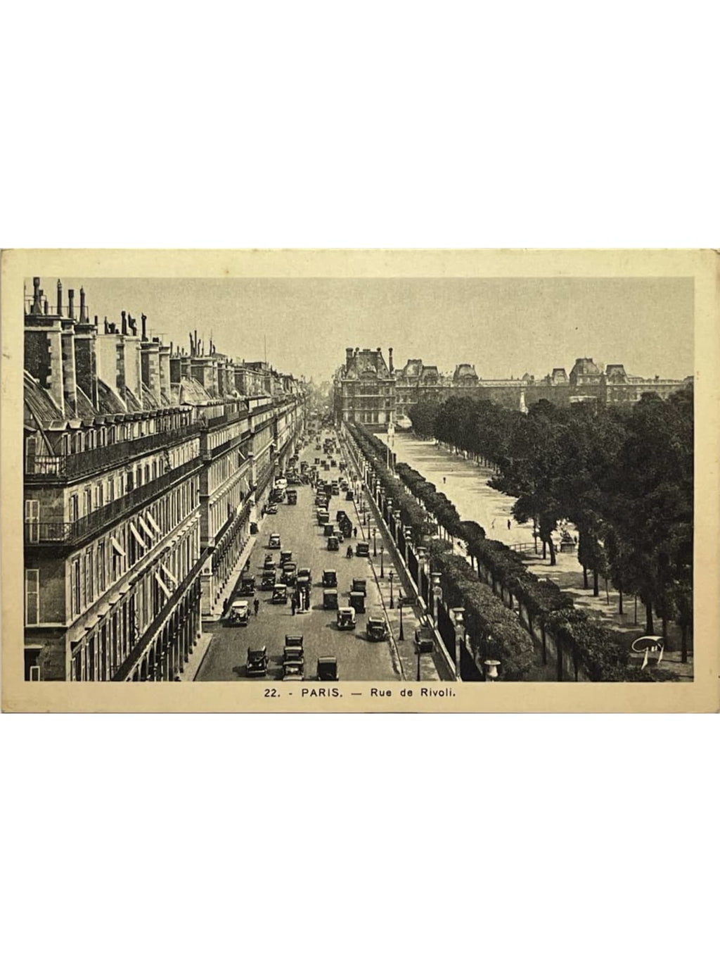 Recto de la carte postale