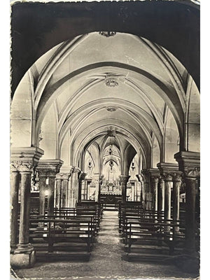 Lourdes – Intérieur de la basilique, crypte – CPSM 1955