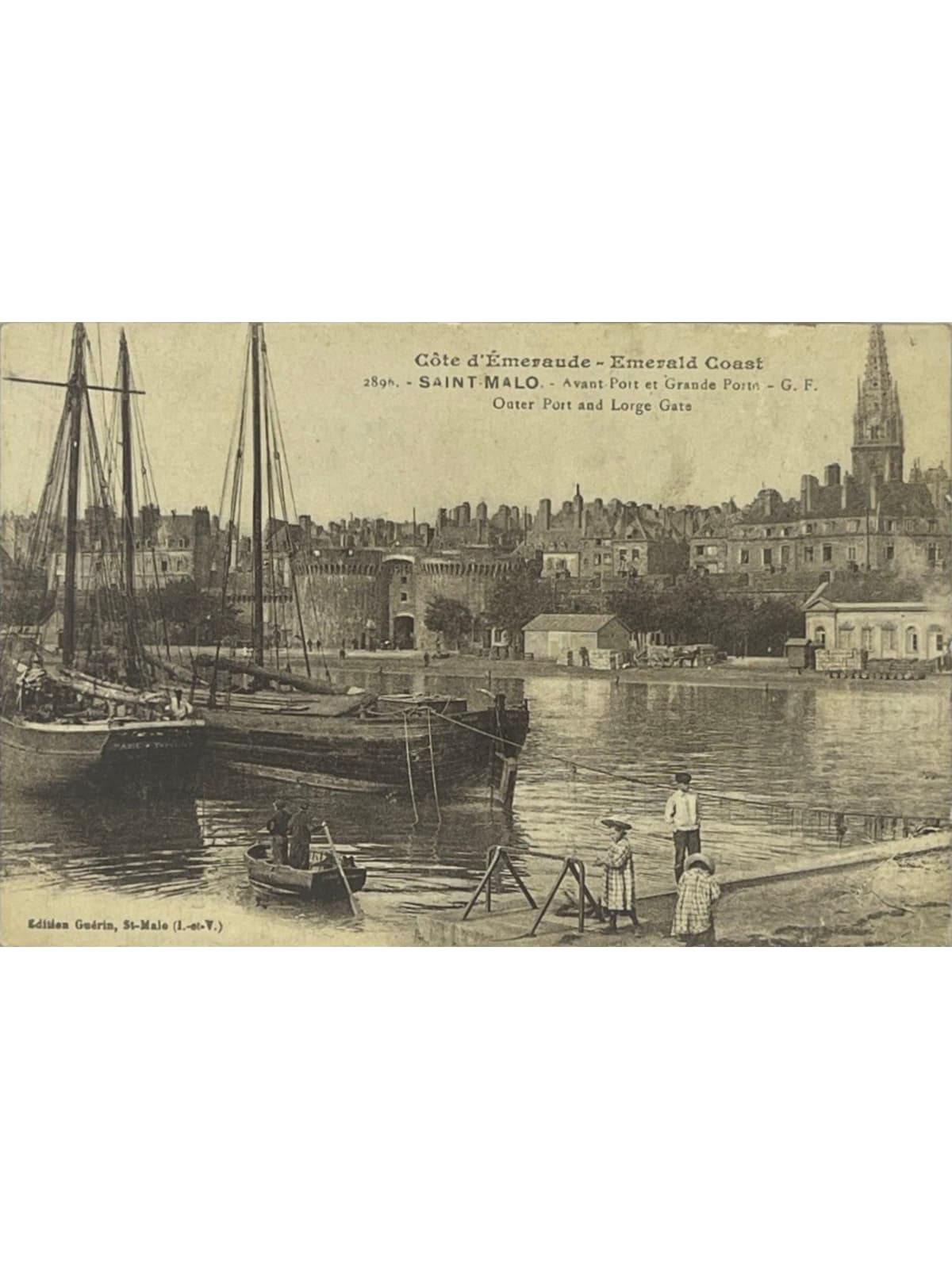 Recto de la carte postale