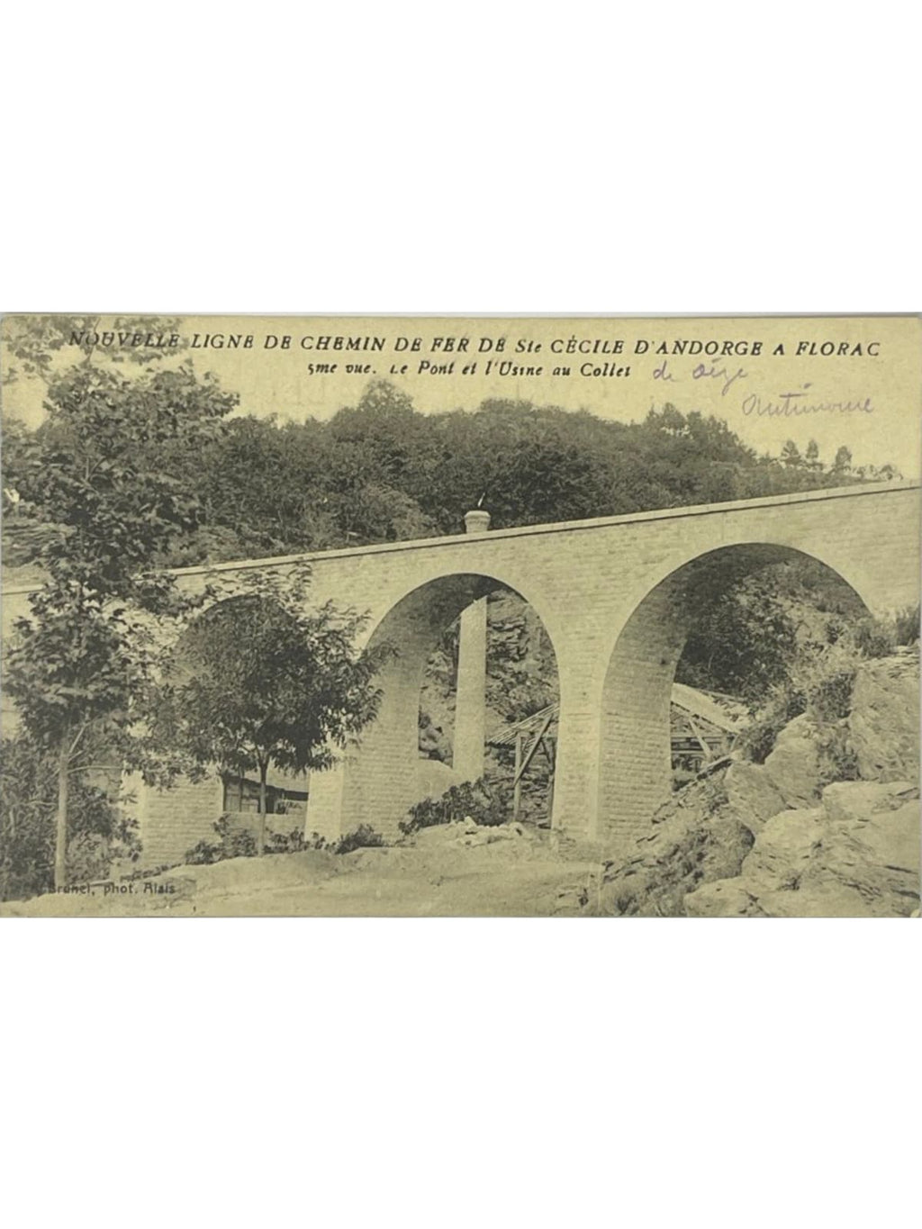 Recto de la carte postale