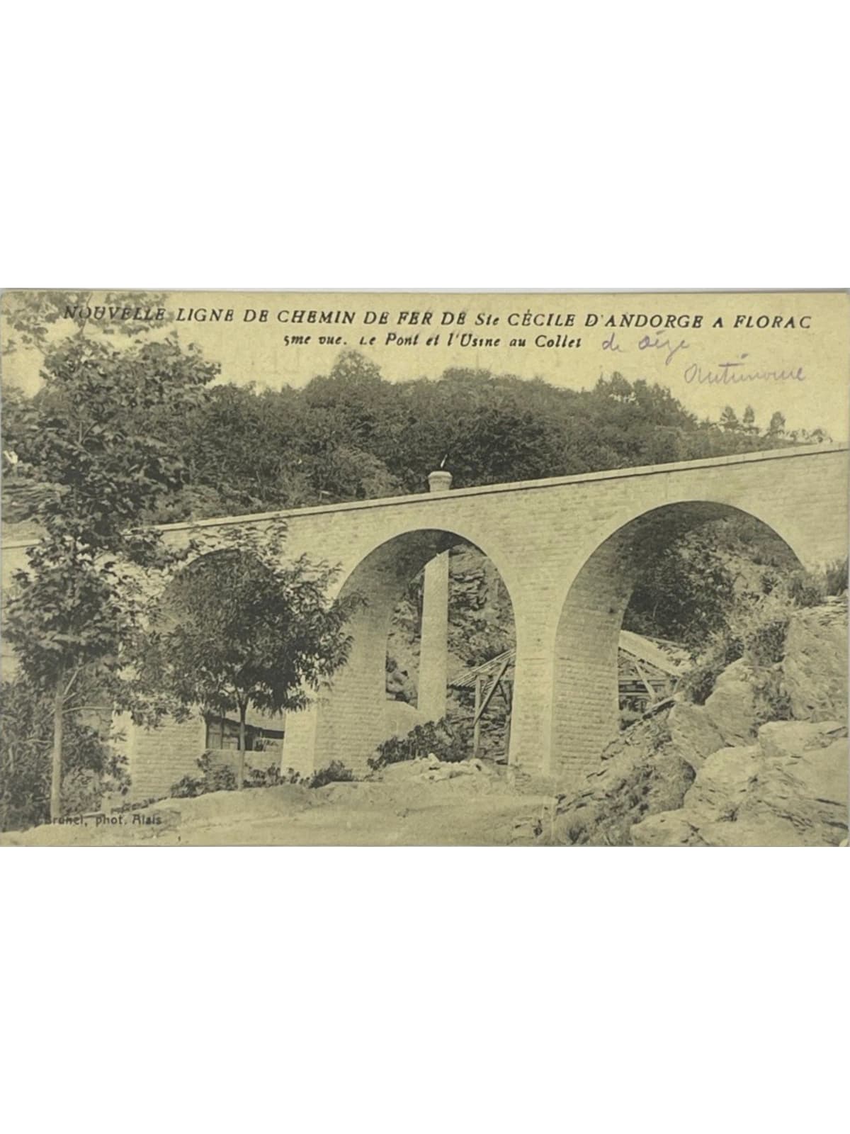 Recto de la carte postale
