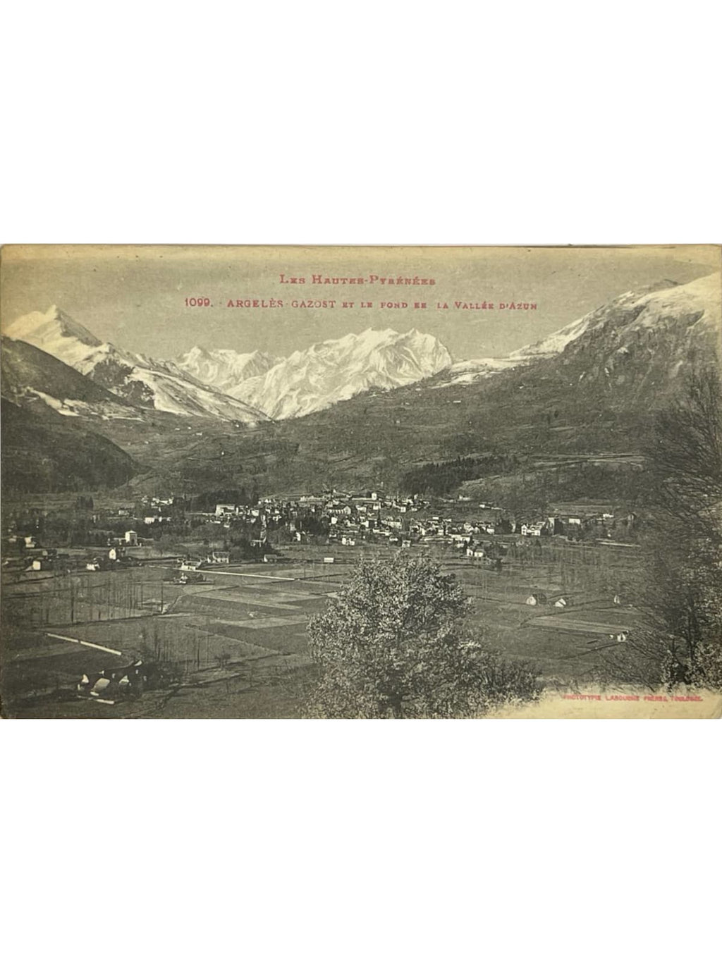 Recto de la carte postale