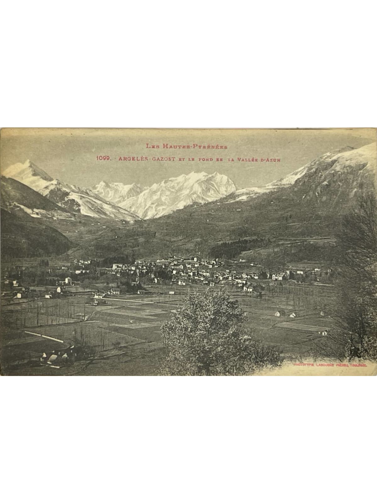 Recto de la carte postale