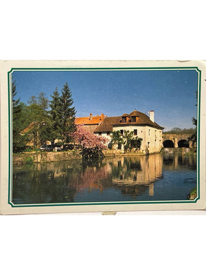 Carte postale – Fontaine-Française – Le Vieux Moulin, chambre et table d'hôtes – Carte publicitaire