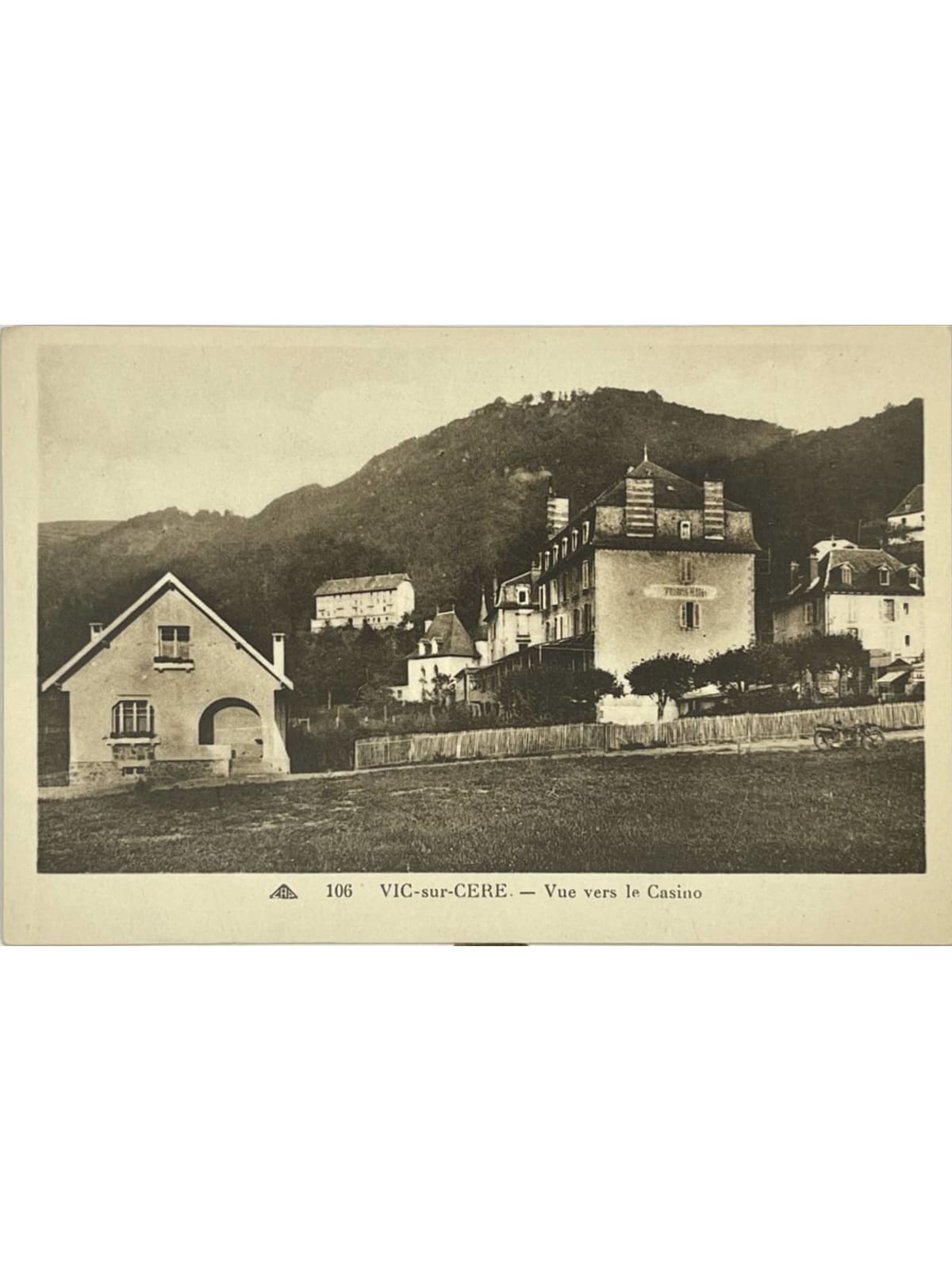 Recto de la carte postale