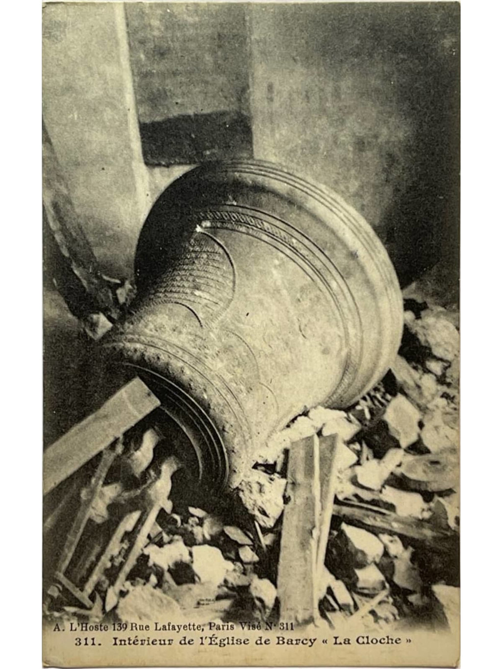 Recto de la carte postale