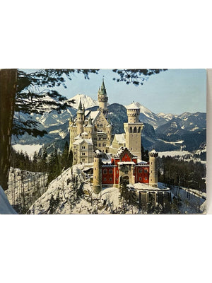 Schwangau – Château de Neuschwanstein sous la neige – CPSM 1979