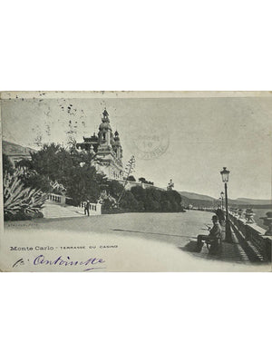 Monte-Carlo – Terrasse du Casino – CPA Starck vers 1905