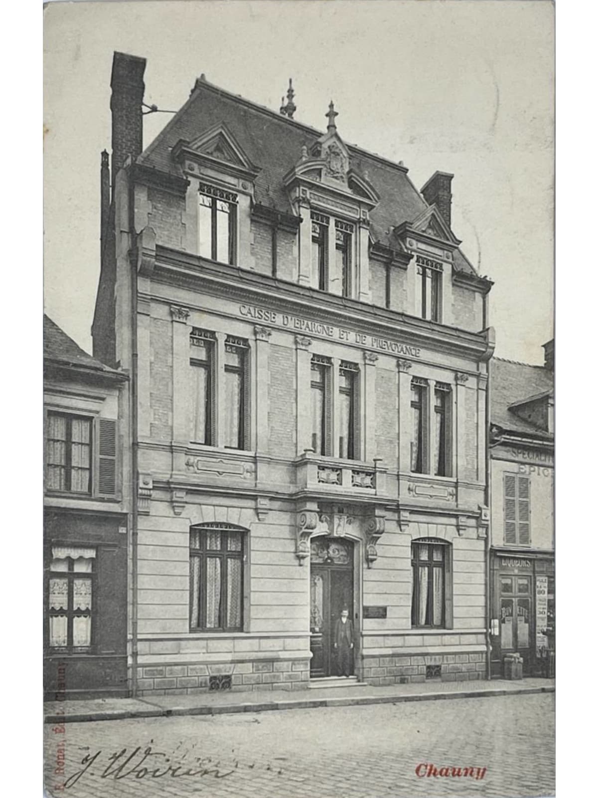 Recto de la carte postale