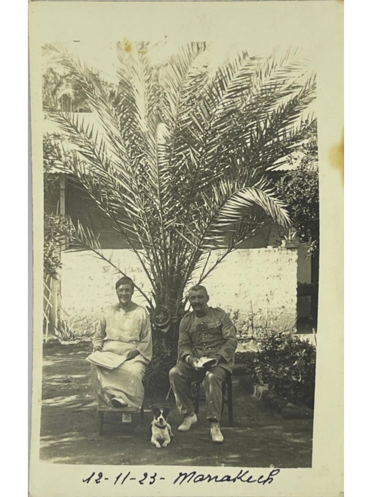 Recto de la carte postale