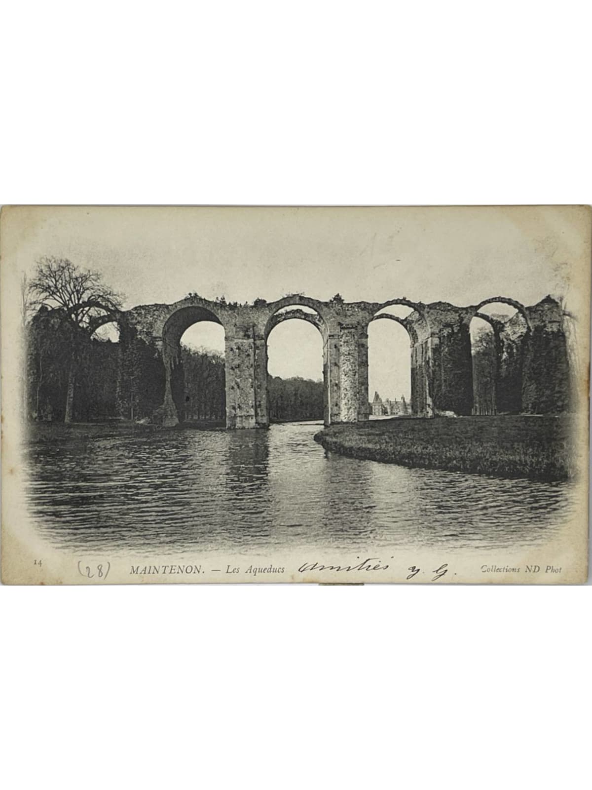 Recto de la carte postale
