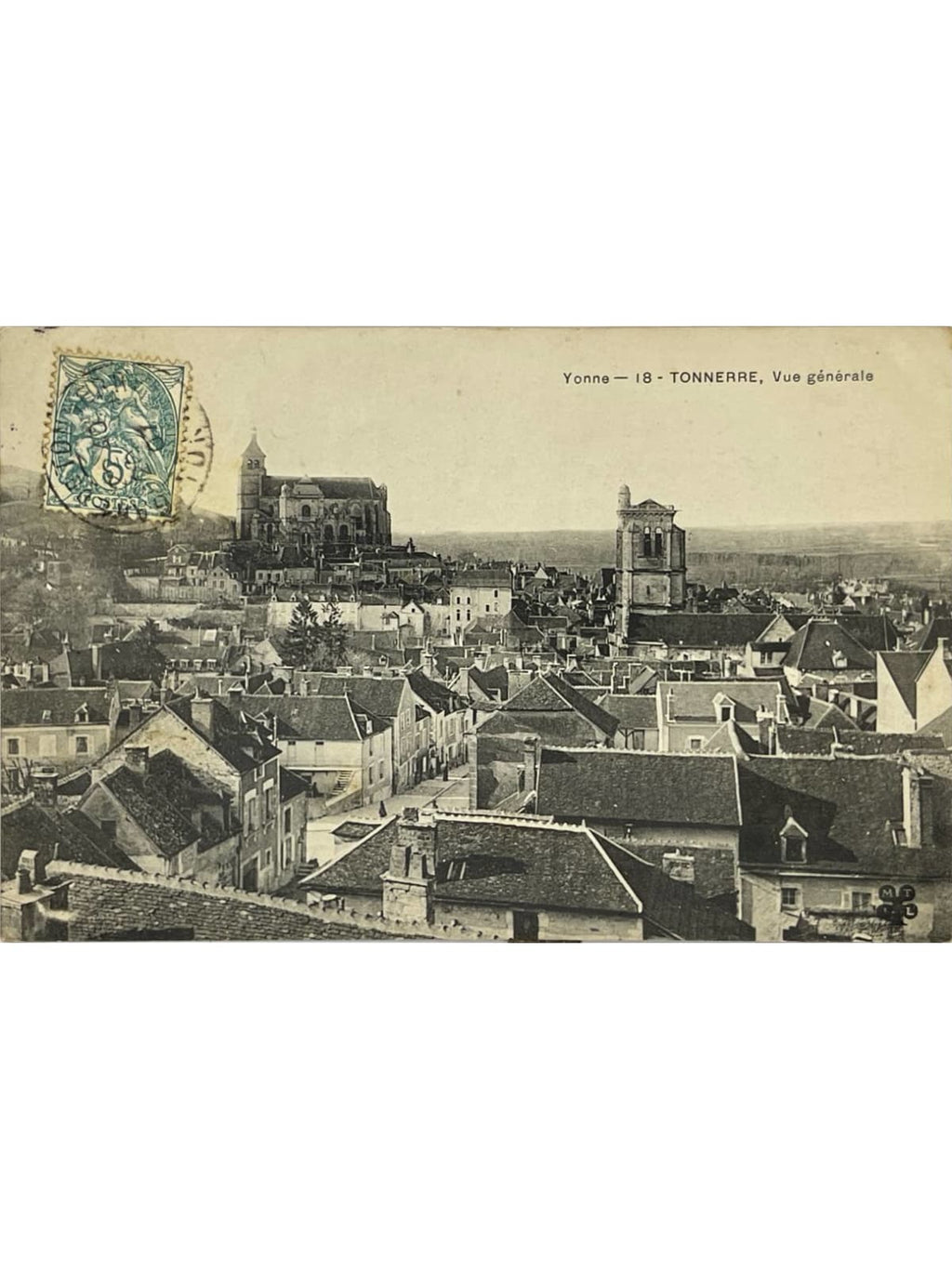 Recto de la carte postale