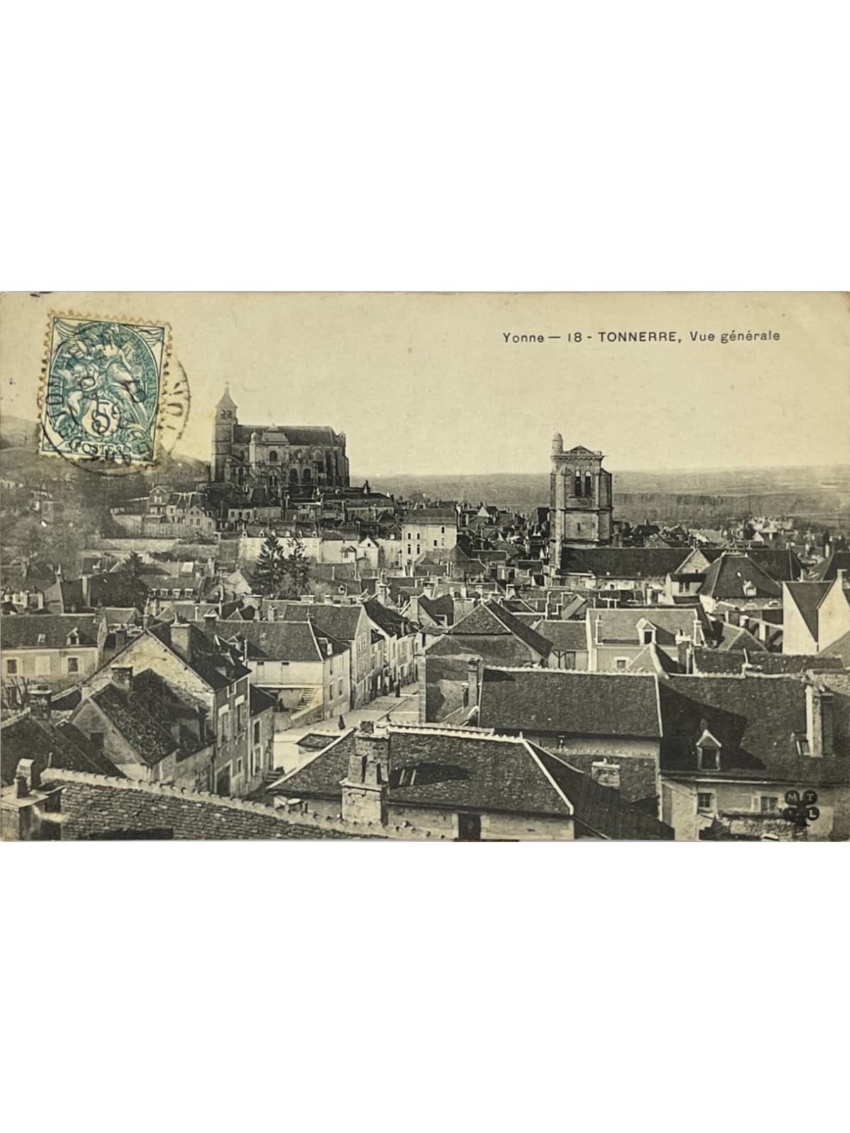 Recto de la carte postale