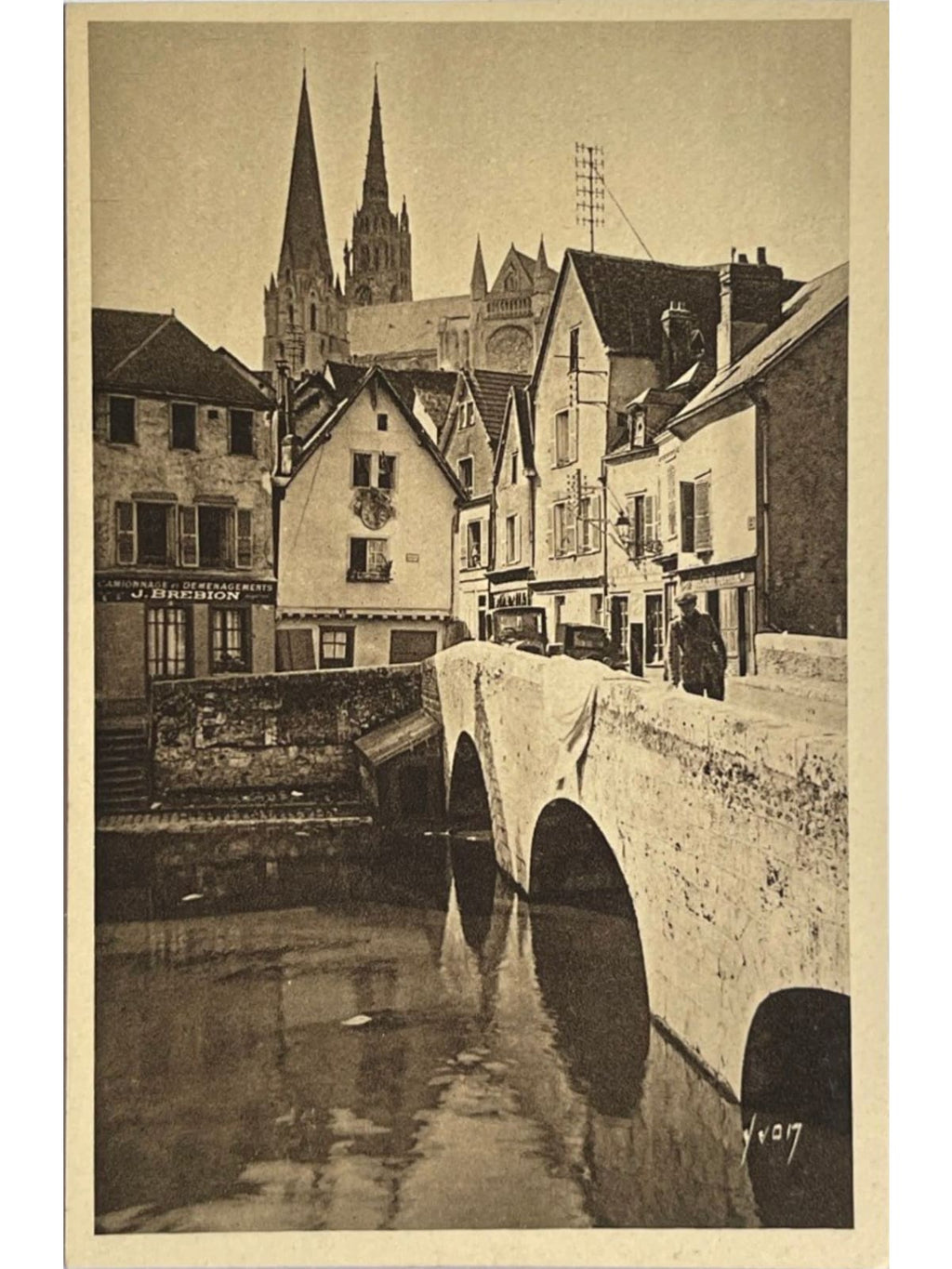 Recto de la carte postale