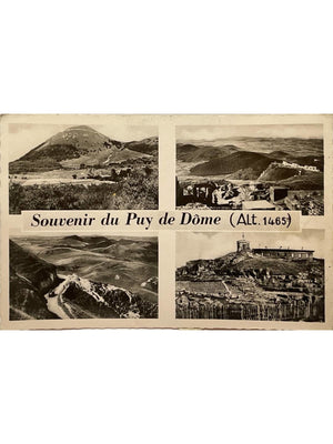 Puy-de-Dôme – Sommet, temple de Mercure et observatoire – CPSM 1956
