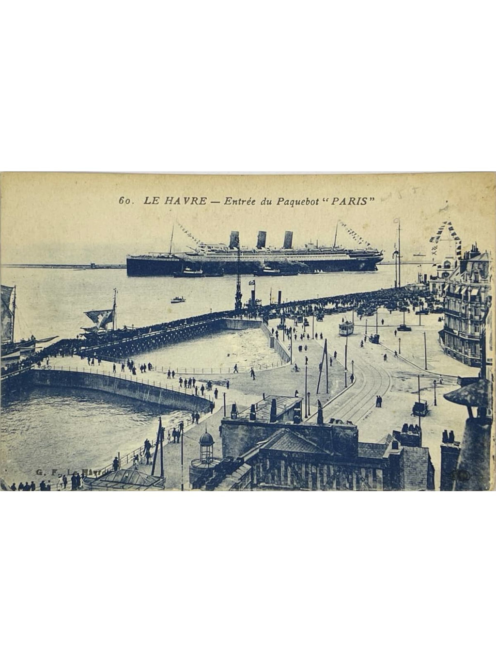 Recto de la carte postale