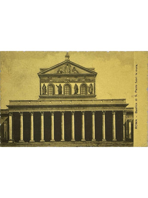 Rome – Basilique Saint-Paul-hors-les-Murs – CPA 1909