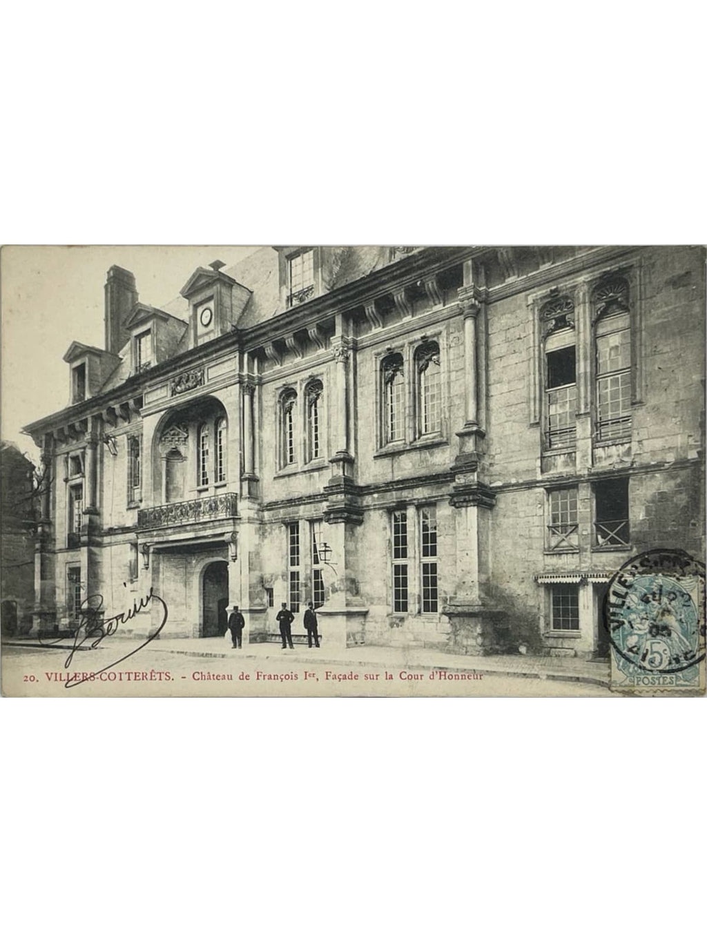 Recto de la carte postale