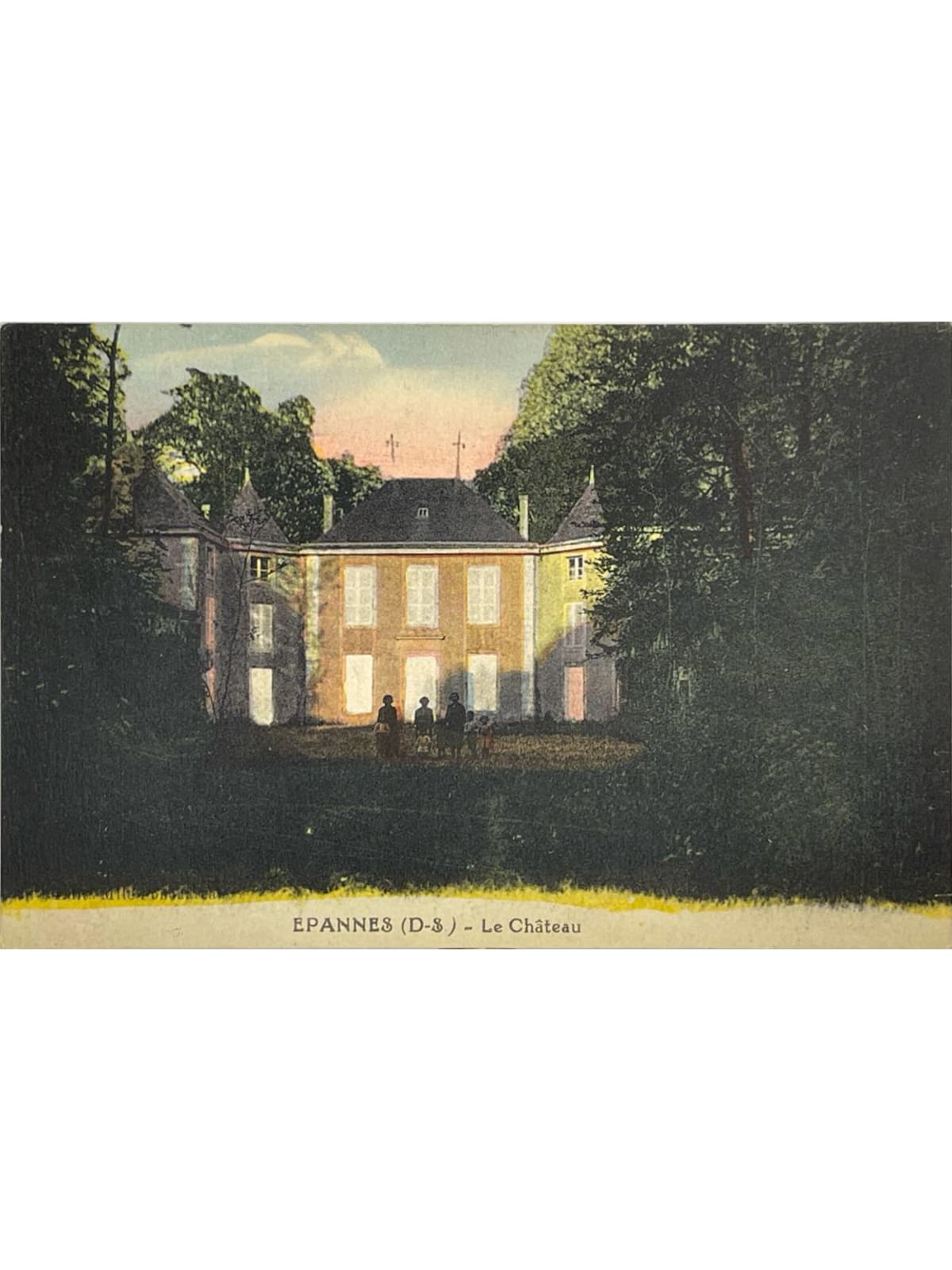 Recto de la carte postale