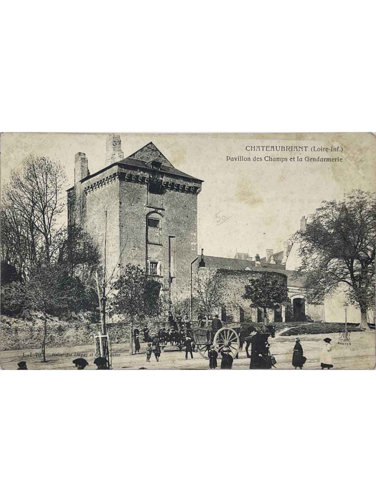 Recto de la carte postale