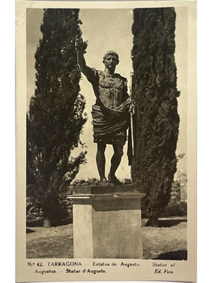 Tarragone – Statue d'Auguste – N° 42, éd. Fica – CPA