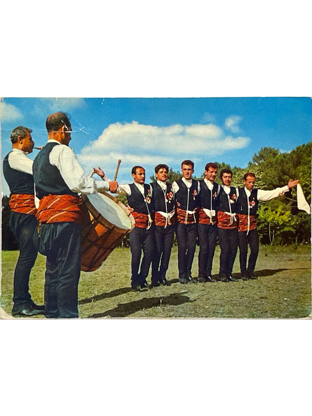 Recto de la carte postale