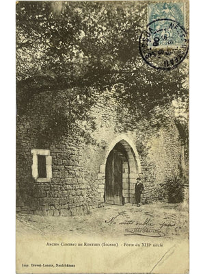 Sionne (Vosges) – Château de Rorthey, porte du XIIIe siècle – CPA