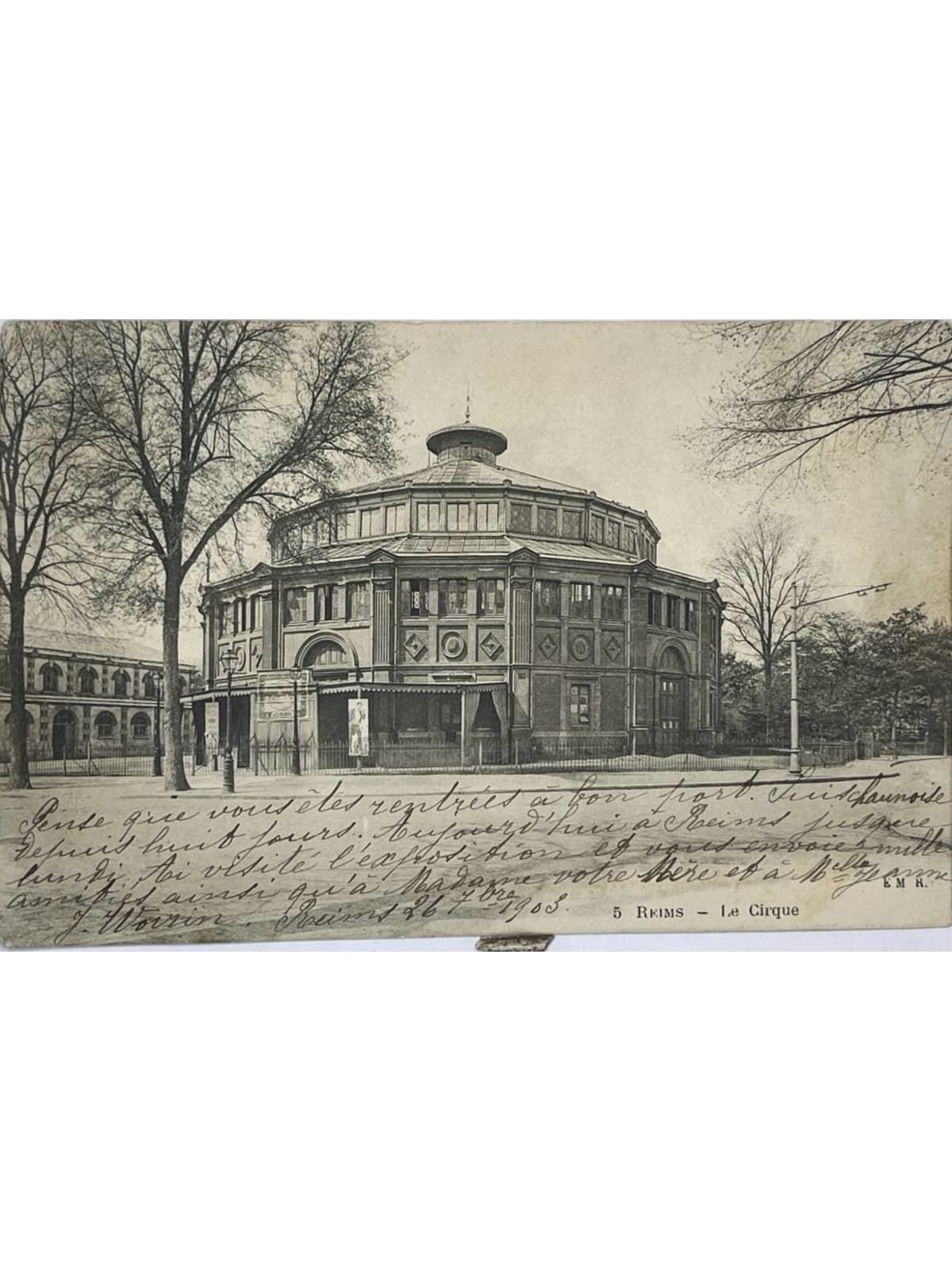 Recto de la carte postale