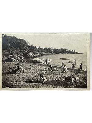Carte postale – Agay – Plage, pointe et phare de la Baumette – Saint-Raphaël (Var)